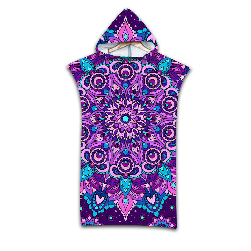 Beach Swimming Printing Wearable Pattern Bath Towel