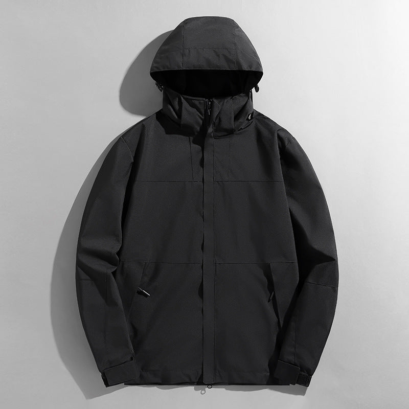 Men's High Waterproof Three-in-one Shell Jacket