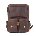 Vintage Large Capacity Crazy Horse Leather Backpack