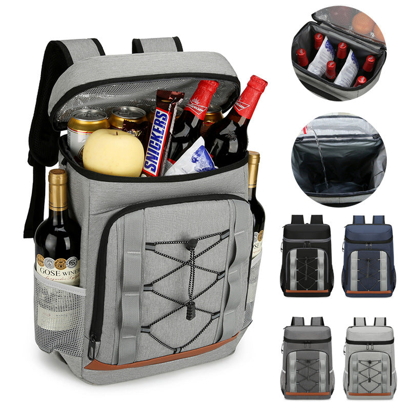 Camping Multifunctional Picnic Backpack Thick Aluminum Foil Big Ice Bag