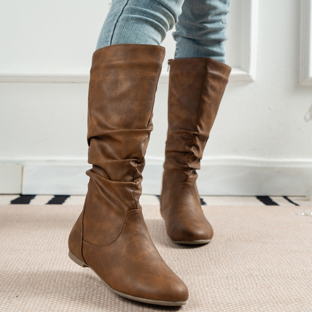 Fashion Middle Women's Western Cowboy Boot