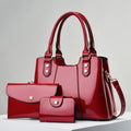 Large-capacity Three-piece Set Of Mother-and-child Crossbody Bags
