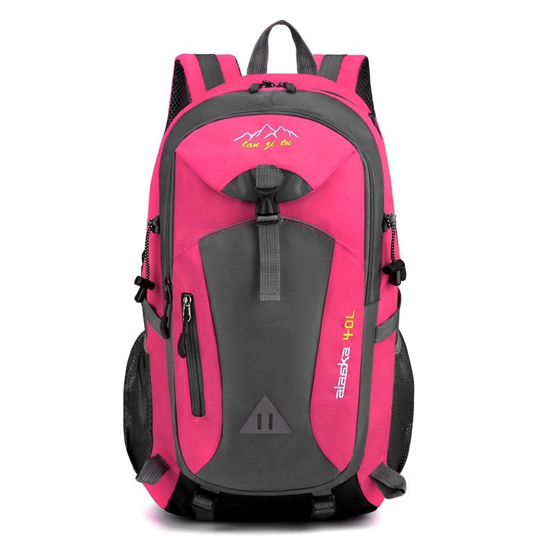 Polyester Men's Outdoor Mountaineering Bag Large Capacity Backpack