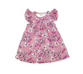 Nurse Milk Silk Flutter Dress
