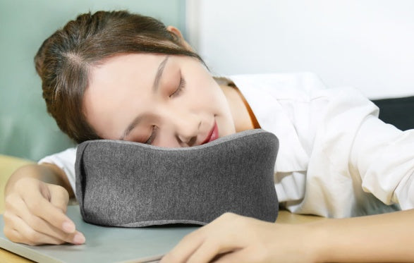 Neck Massage Pillow Relax Neck Muscle Therapy Massager Sleep Pillow for Office Mid Home and Travel