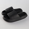 Summer EVA Slippers Solid Color Rhombus Stripe Anti-slip Slippers New Women's Home Shoes