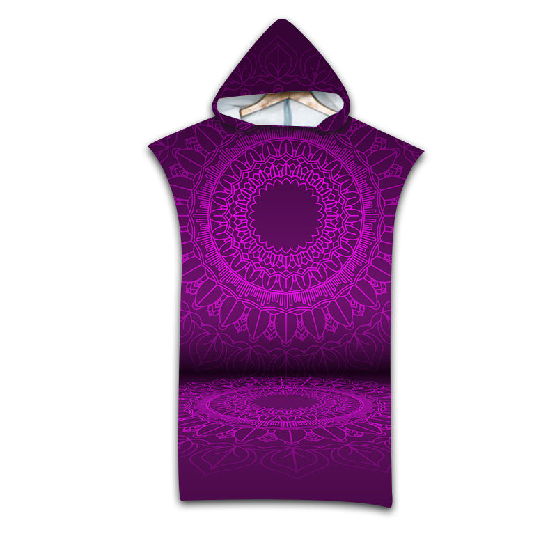 Beach Swimming Printing Wearable Pattern Bath Towel