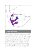 3Some Total Ecstasy Silicone Remote Control Vibrators