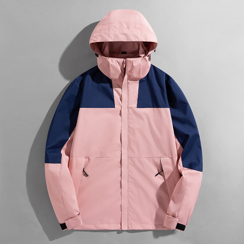 Men's High Waterproof Three-in-one Shell Jacket