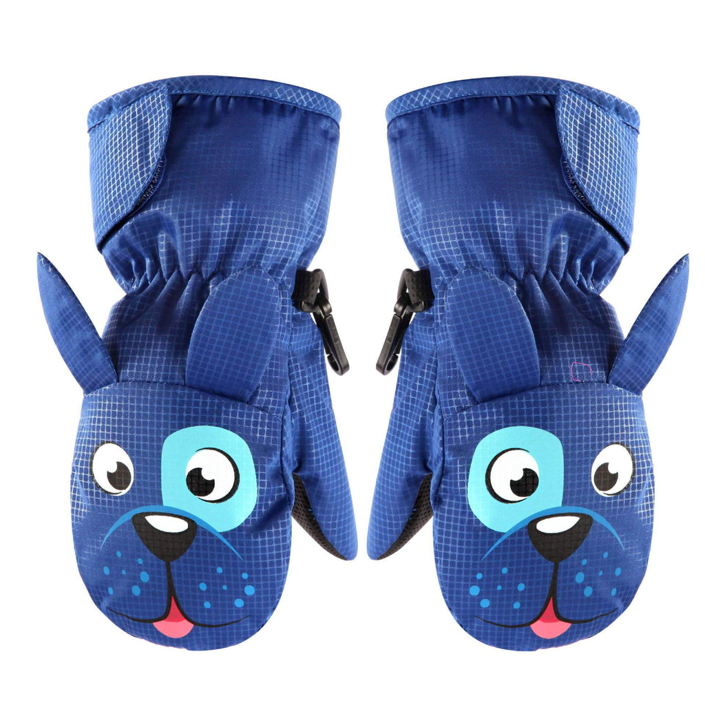 New Children's Ski Gloves Fleece-lined Girls' Cartoon Cute Baby Boy Mittens