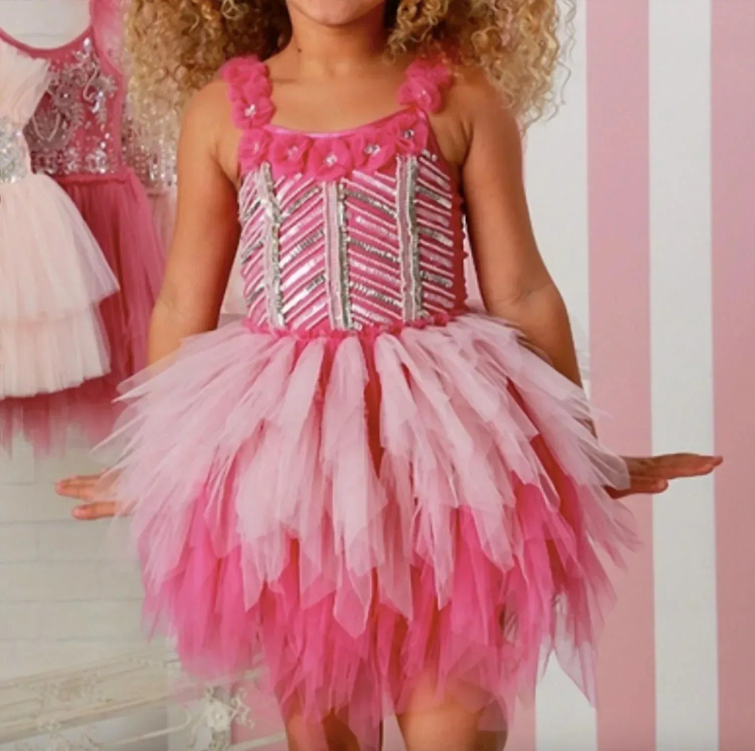 Girls Emma Sleeveless Tutu Dress