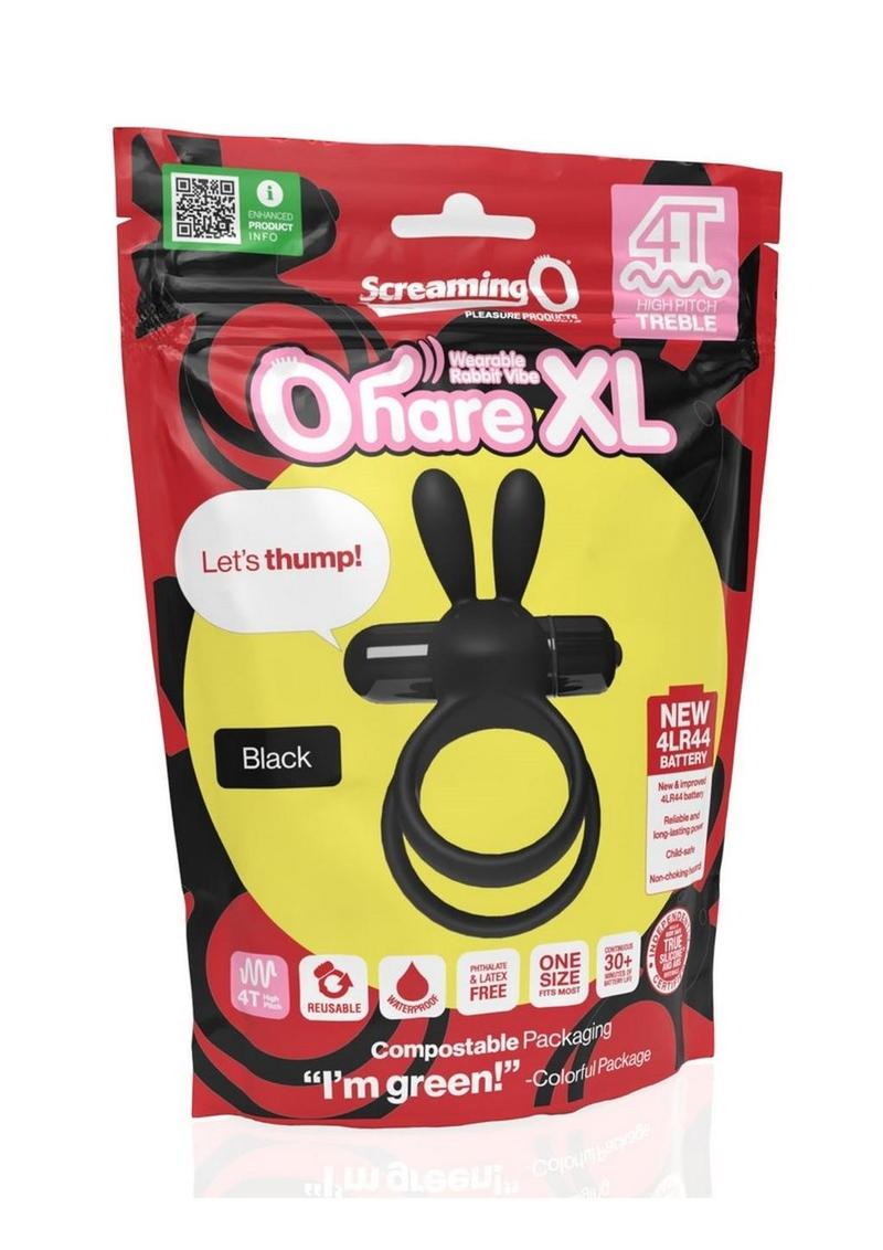 Screaming O Ohare XL Kiwi Wearable Rabbit Vibrating Cock Ring