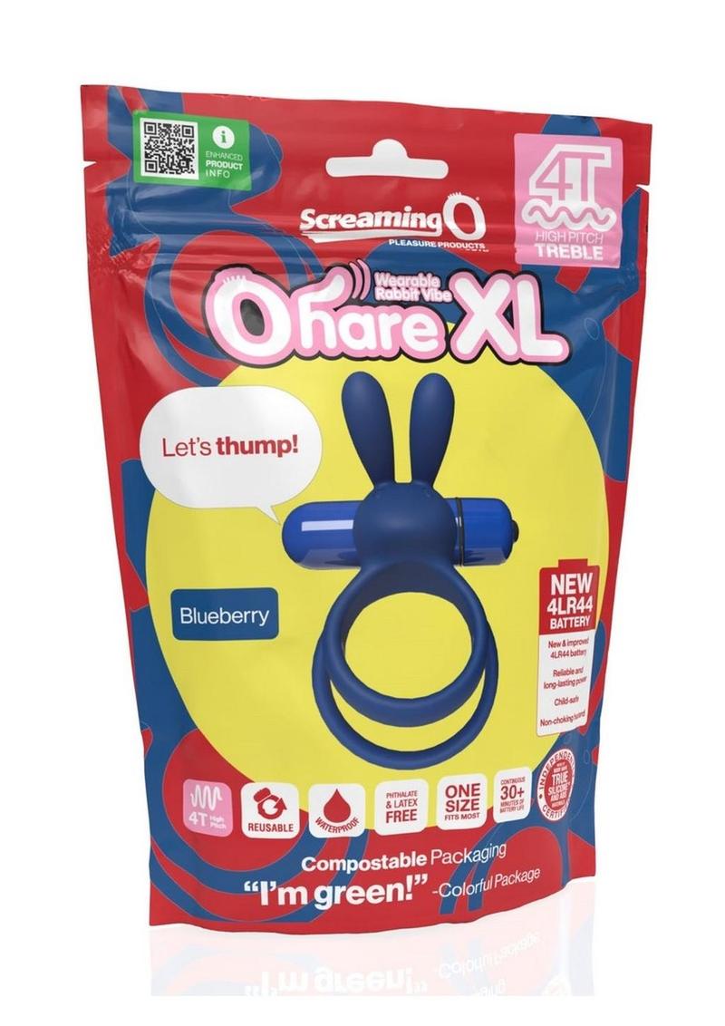 Screaming O Ohare XL Kiwi Wearable Rabbit Vibrating Cock Ring