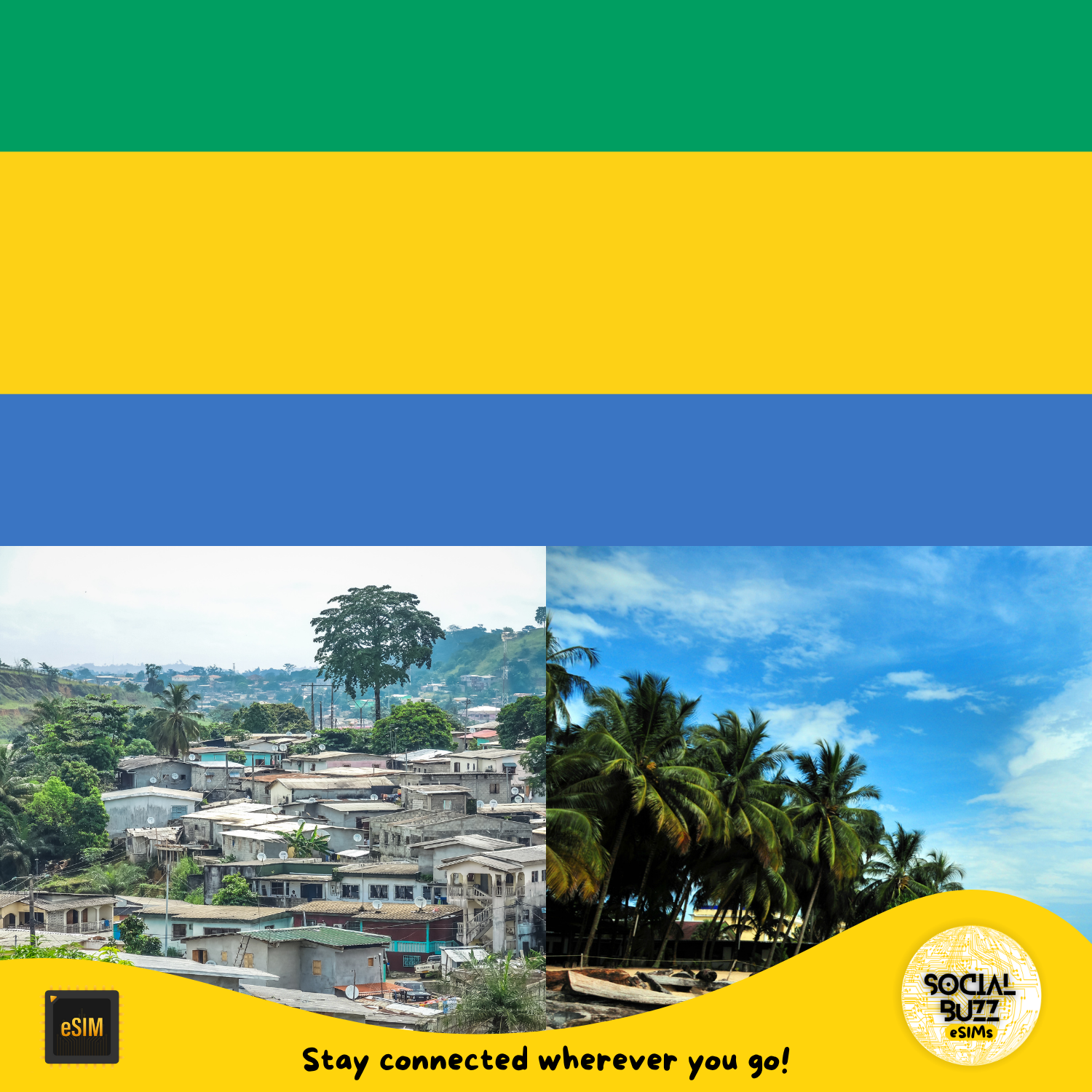 Gabon eSIM Internet Data Plan