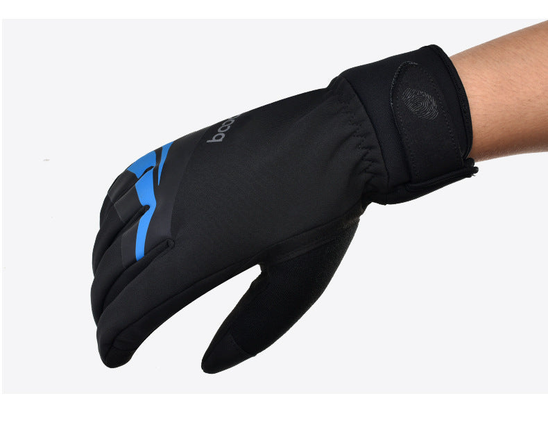Cotton Cycling Gloves Shock Absorption Waterproof Outdoor Ski Gloves