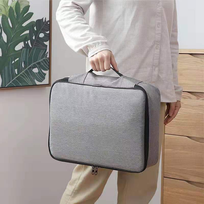Multi-functional Travel Storage Bag, Cationic Waterproof Organizing Zipper Bag, File And Passport Storage Bag With Combination Lock