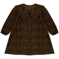 Lepord Print Corduroy Dress