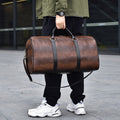 Men's Fashion Personalized Outdoor Sports Crocodile Pattern Travel Bag