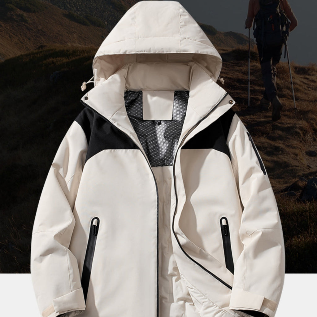 Winter Cotton-padded Coat Shell Jacket Fleece-lined Cold-resistant Windproof Waterproof Antifouling Outdoor