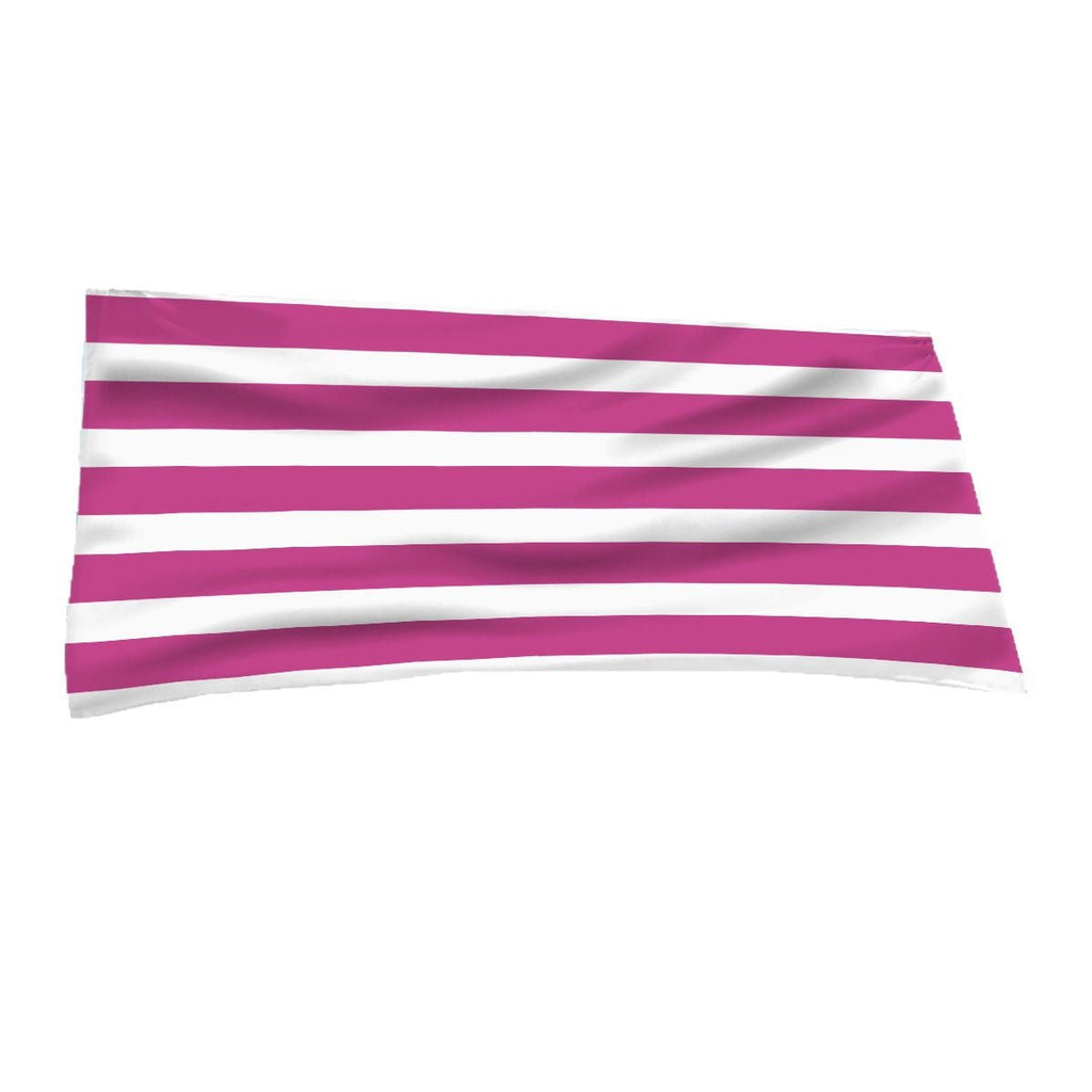 Single-sided Velvet Personalized Striped Pattern Microfiber Beach Bath Towel