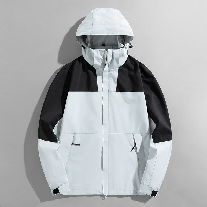 Men's High Waterproof Three-in-one Shell Jacket