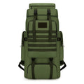 Canvas Large Capacity Backpack Travel Bag Men's Backpack Outdoor Sports Mountaineering Bag Hiking Retro Military Bag