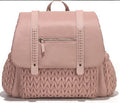 Large-Capacity Stylish Insulated Quilted Mommy Backpack For Outdoor Travel