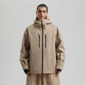 Men's Waterproof Breathable And Loose Zip Ski Suit Jacket