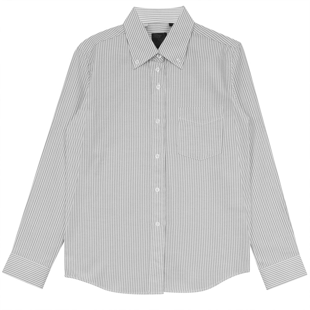 Long Sleeve Blouse With Collar