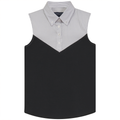 Sleeveless Stripe Shirt