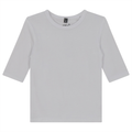 Shell Top With 3/4 Sleeves