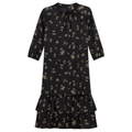 Layered Dress With String Bow
