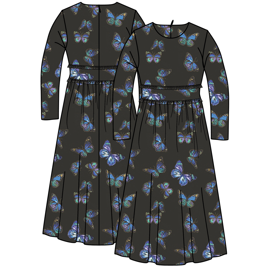 Dress with Ruffles