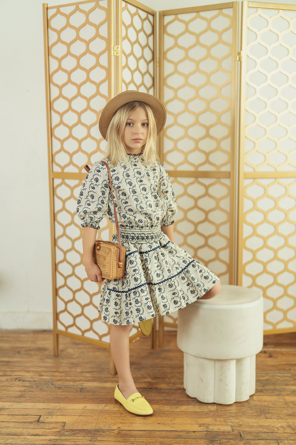 2 Pc Girls Top and Dress