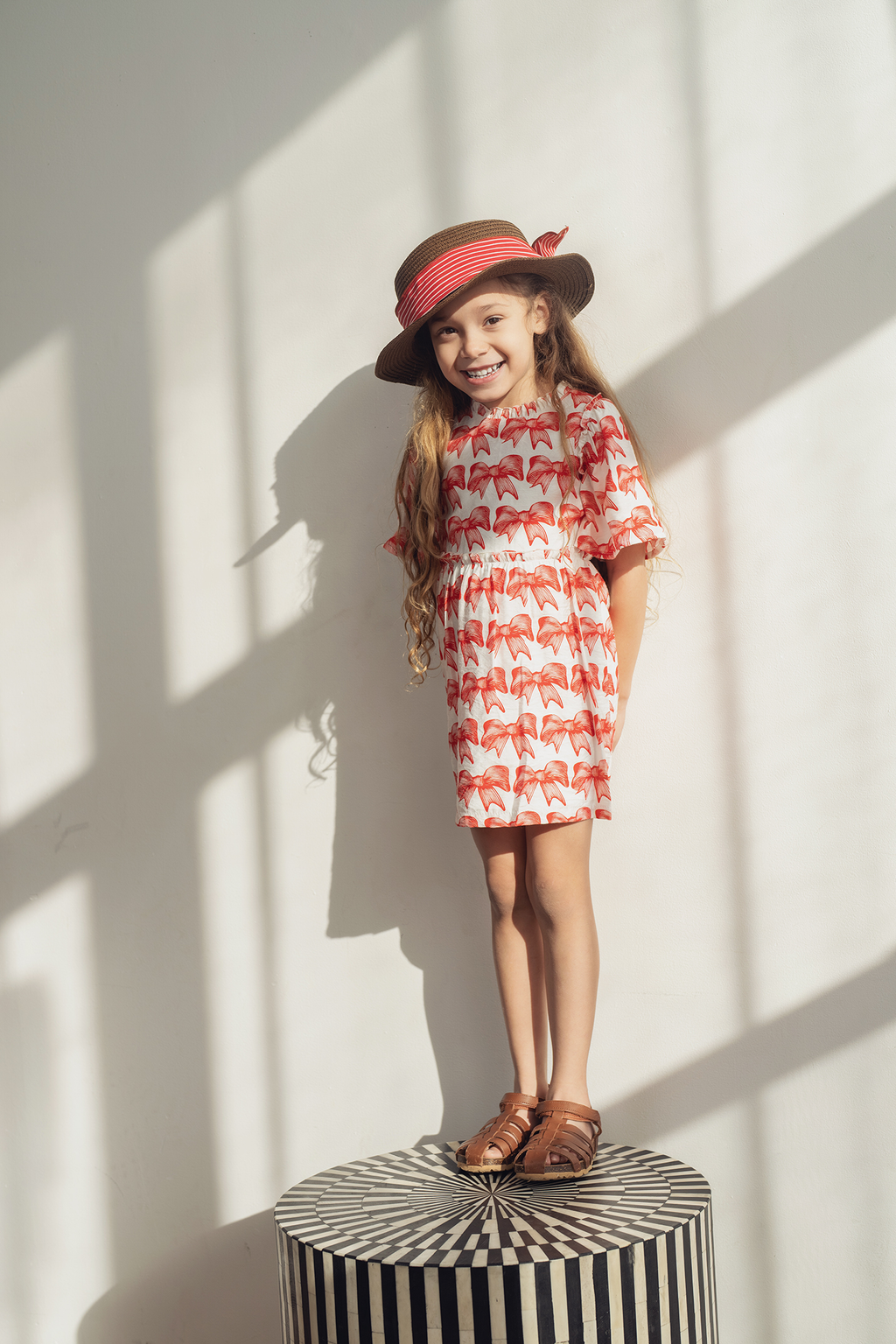 Bow Print Dress