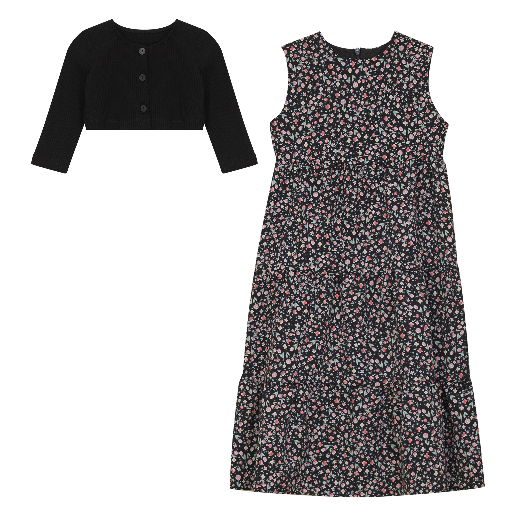 Contrast Jumper Set