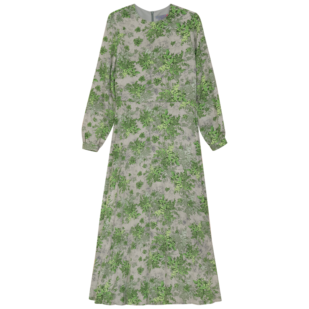 Floral Pleated Dress