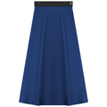 Stretch Leather Waistband Skirt
