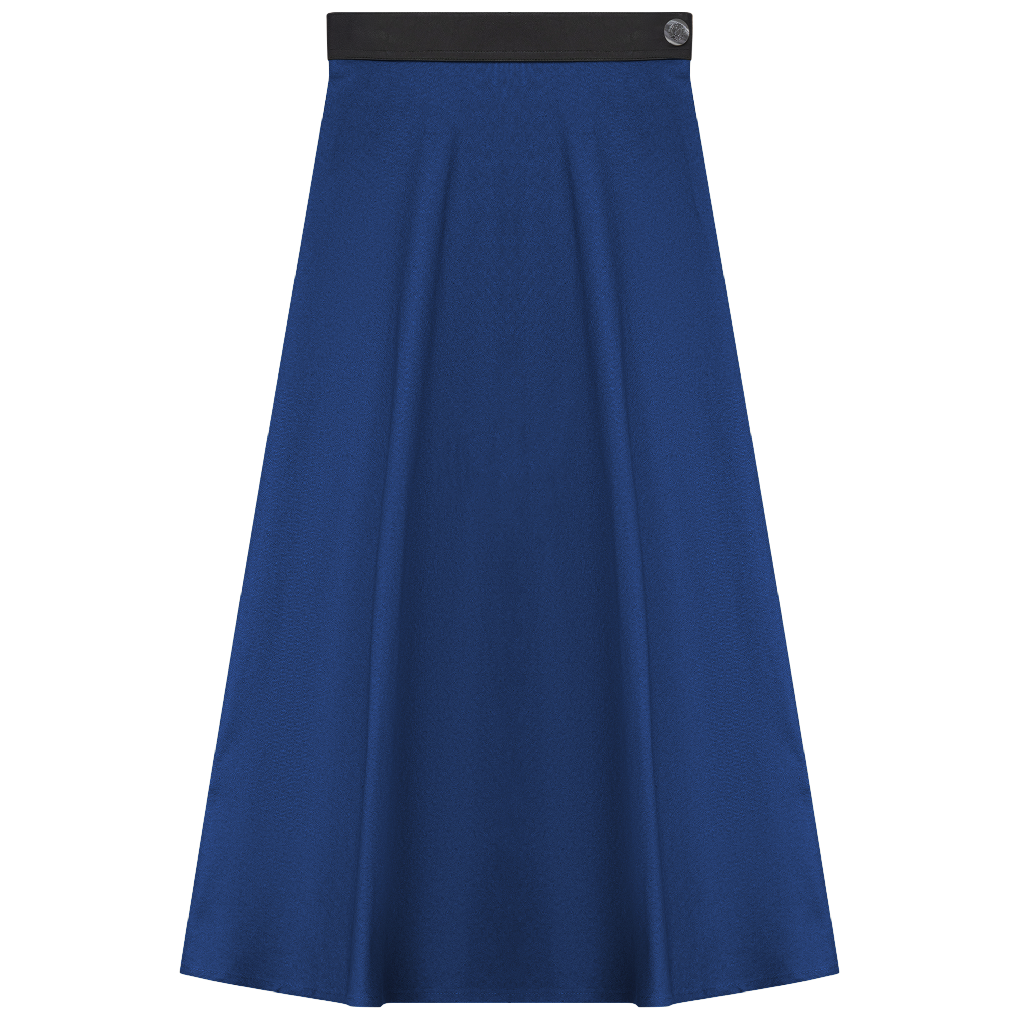 Stretch Leather Waistband Skirt