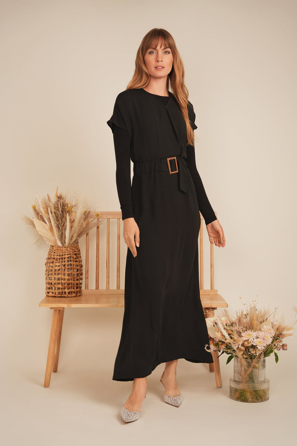 Raglan Midi Dress