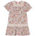 Printed Floral Lace Dress