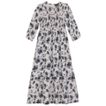 Smocked Stiched Floral Dress