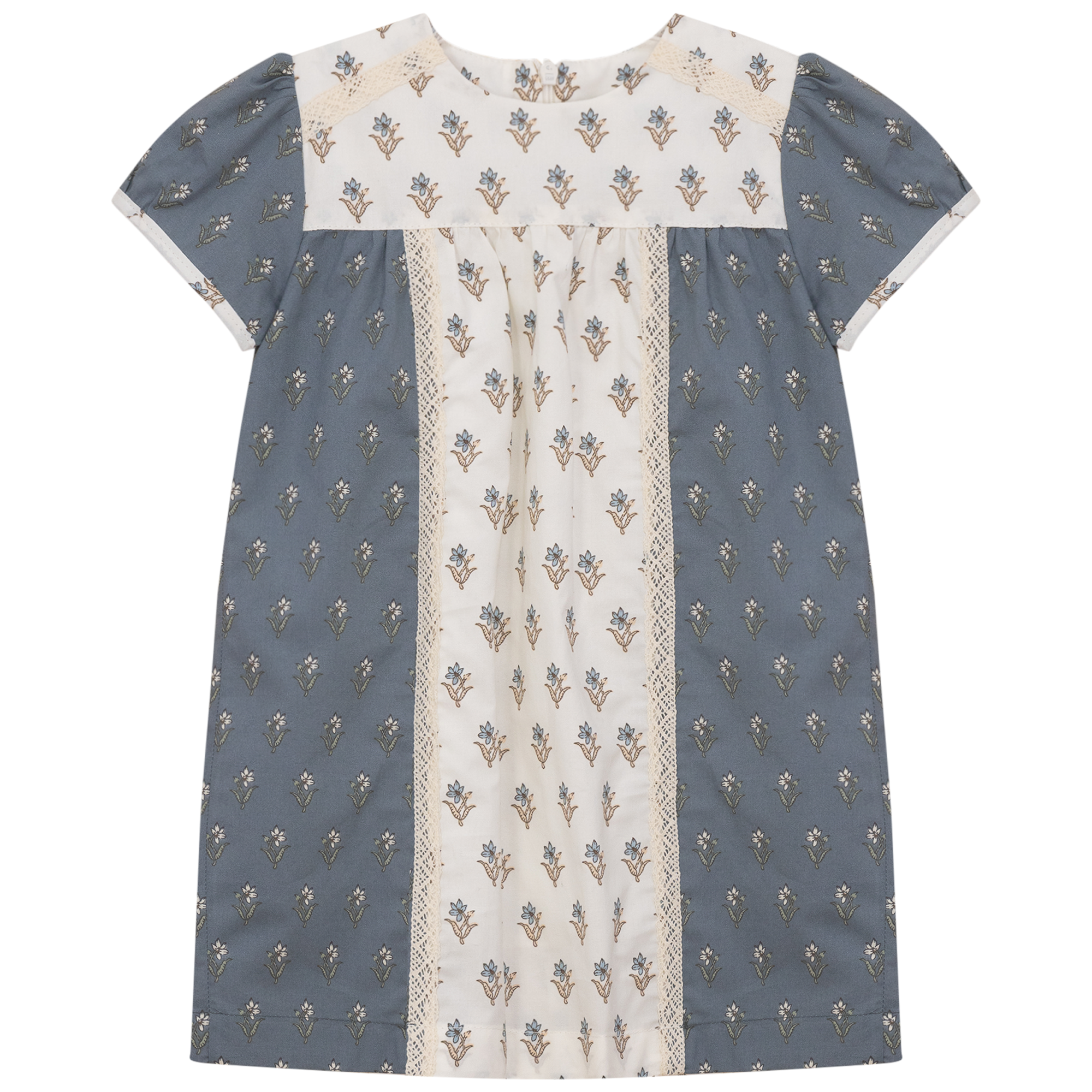 Floral Printed Lace Dress