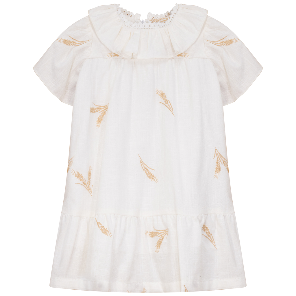 Wheat Embroidered Jumper