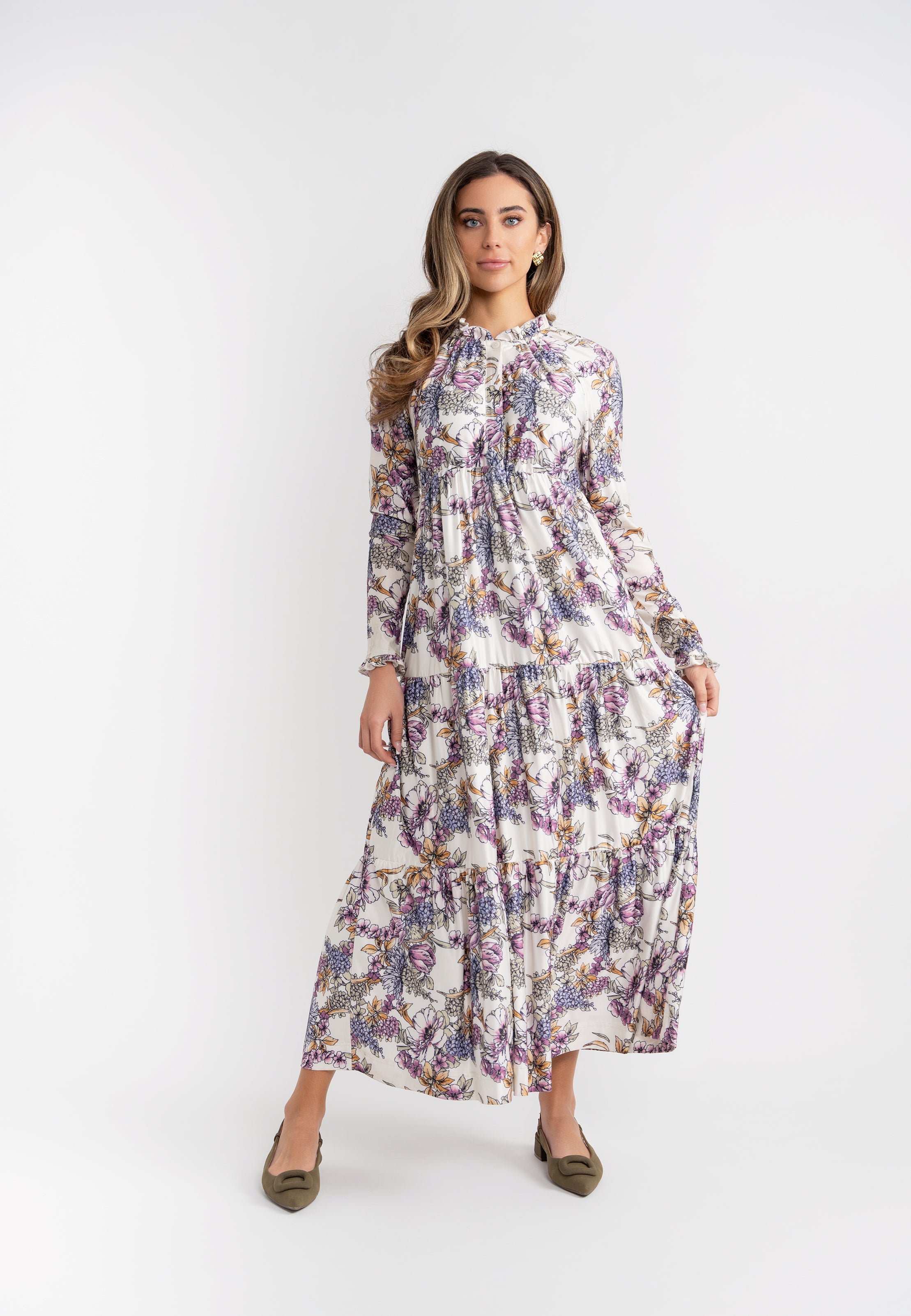 Printed Floral Dress