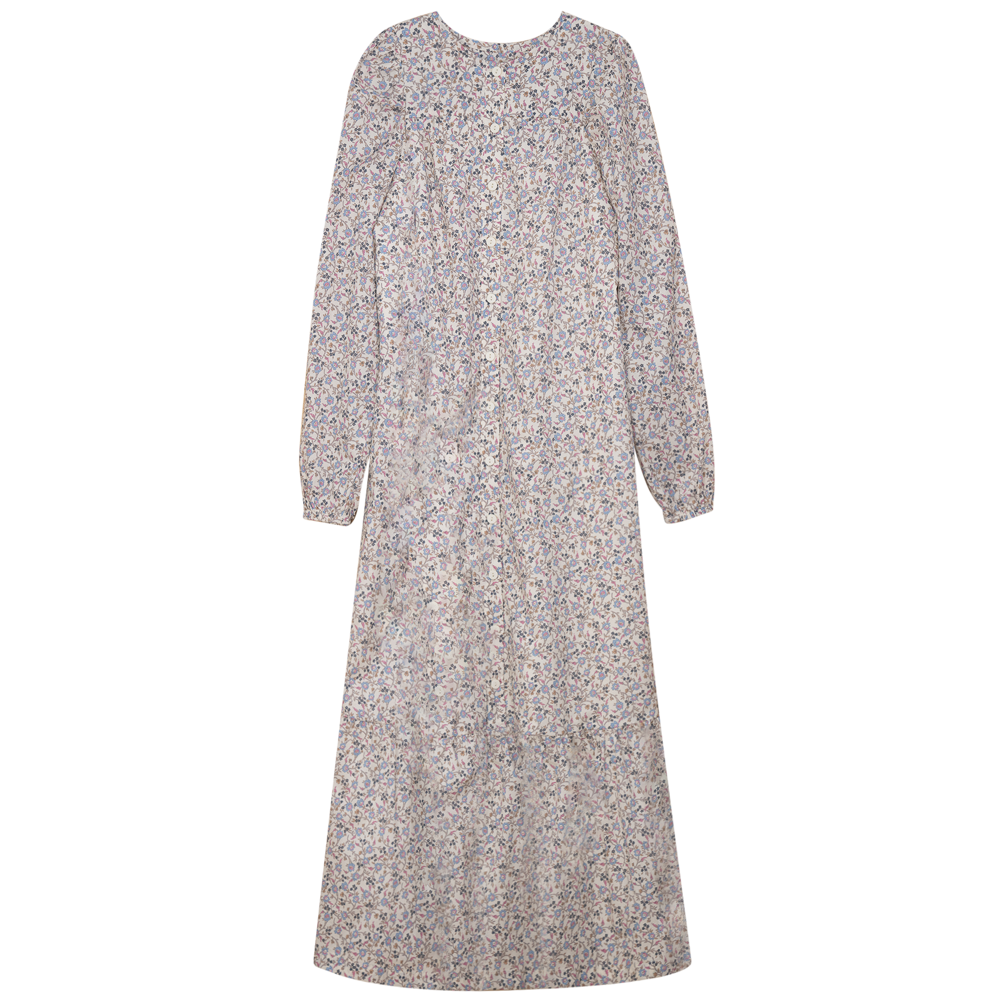 Printed Button Down Dress