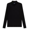 Ribbed Mock Neck Top