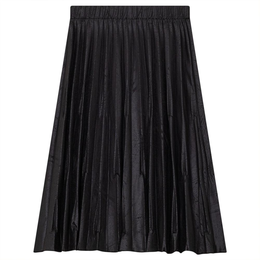 Rear Drop Pleated Skirt