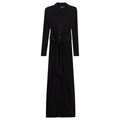 Dress With Collar And Belt