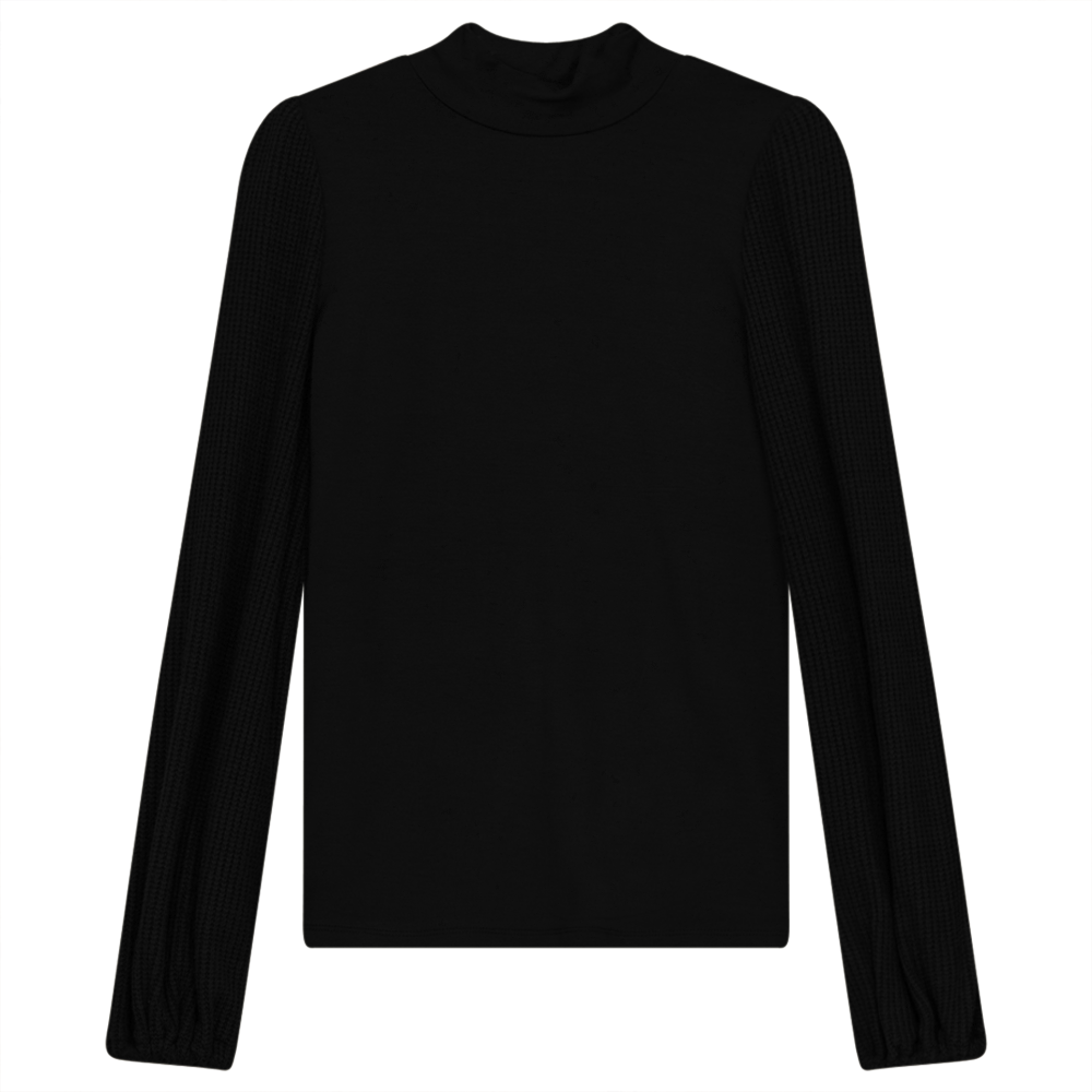 Chunkly Knit Sleeves Top
